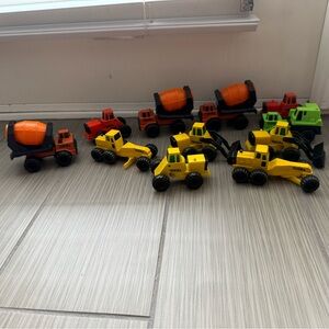 Tonka Vintage Die Cast Mini Construction Trucks Car Toy Lot Bundle Collection